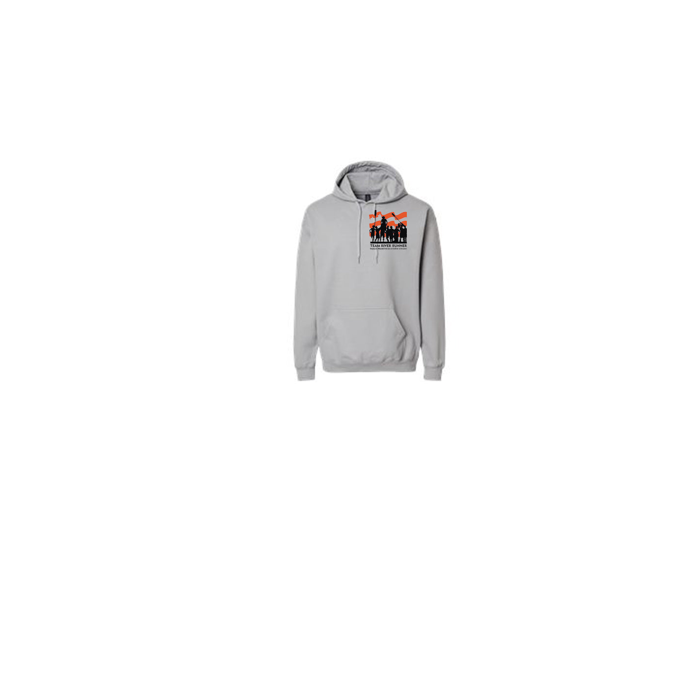 Hooded dryfit medium weight sweatshirt color cinder
