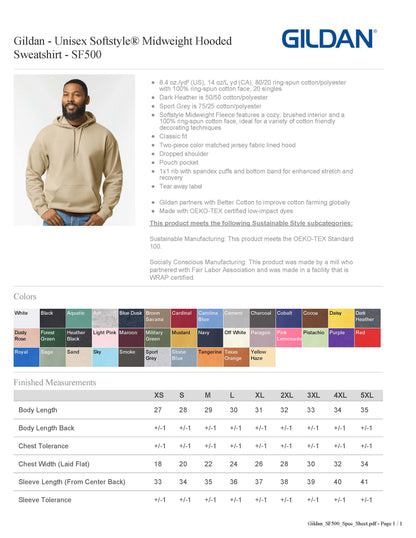 USA 250 Gildan Sweatshirt Multiple colors