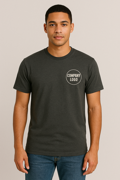 Grey shirt logo