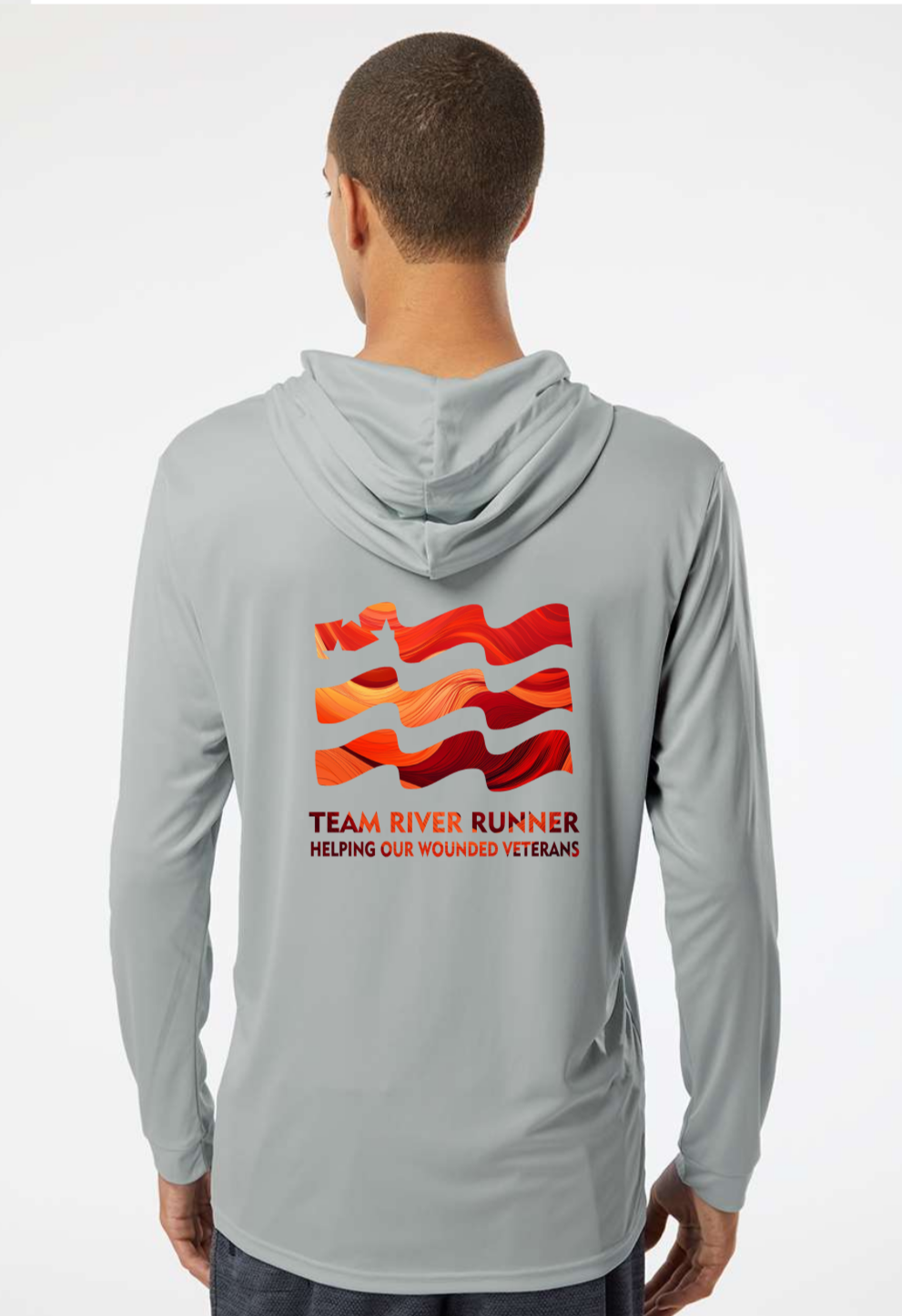 Gray TRR Hells Canyon 2025 hoodie with front and back designs